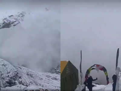 वीडियो: पल भर में बर्फ की सुनामी की भेंट चढ़ गया नेपाली सेना का बेस कैंप! हिमस्खलन का यह मंजर गजब है