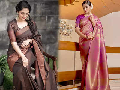 तीज-त्योहार हो या शादी का फंक्शन, ये Soft Silk Saree आपके लुक को बना देंगी ग्लैमरस