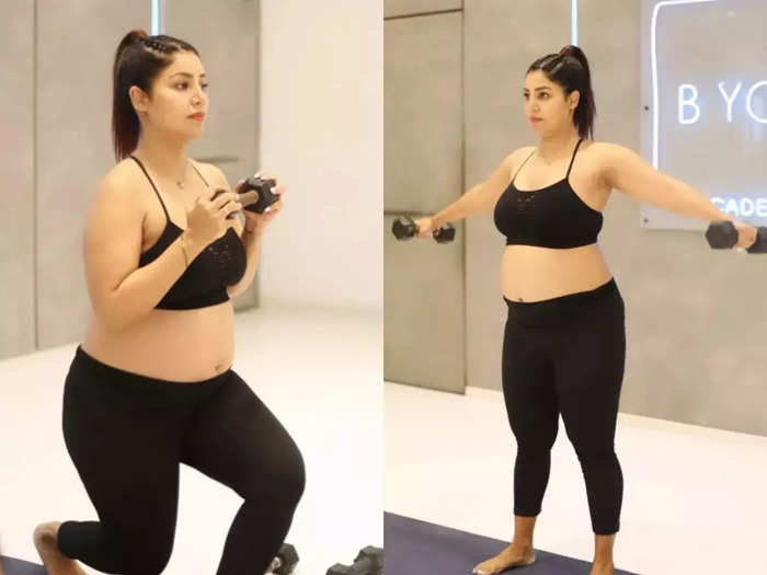 debina bonnerjee does these connecting breathing exercises to increase her vaginal delivery chances