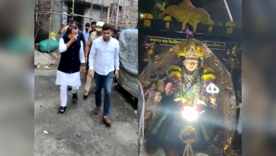 अखेर मुख्यमंत्र्यांशिवाय झाले देवीचे विसर्जन; खासदार म्हणाले, 'CM पोहचणे शक्य नसल्याने आम्हाला पाठवले'