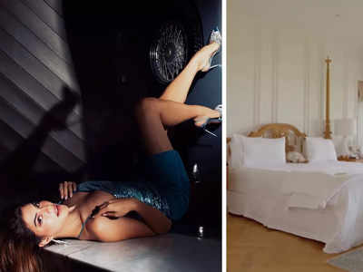 Jacqueline Fernandez Bedroom: सामने आई जैकलीन फर्नांडिस के भव्य बेडरूम की शानदार झलक, गौरी खान ने किया डिजाइन 