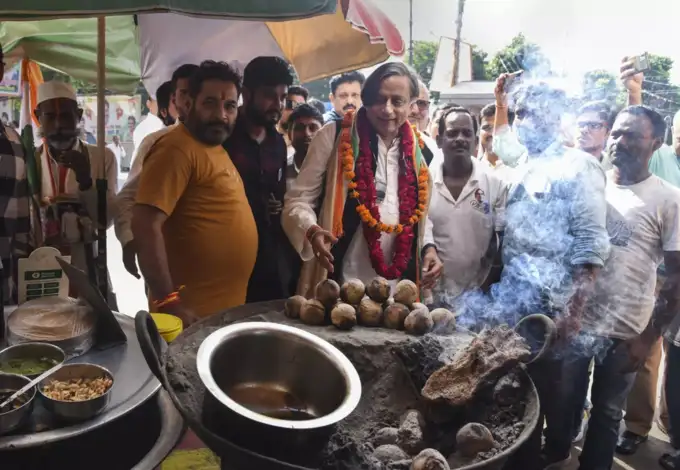 shashi tharoor bati chokha