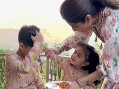 Bhai Dooj: शिल्पा शेट्टी के बच्चे वियान और समीशा ने ऐसे मनाया भाई-दूज, वीडियो का अंत है सबसे कमाल 