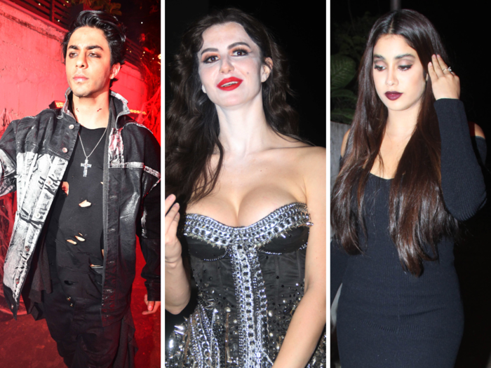 janhvi kapoor morticia addams look to ananya panday poo look this is how celebs celebrated halloween