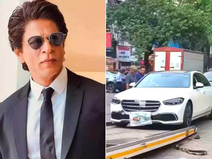 Shah Rukh Khan Expensive Car Towed