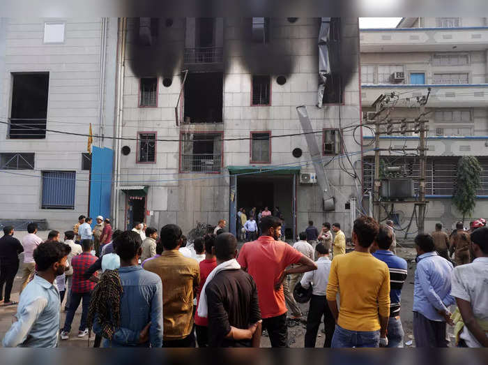 gas leak cause narela factory fire narela factory fire inside photos