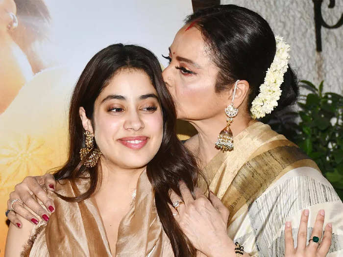 Janhvi Kapoor and Rekha