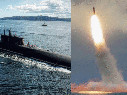 पुतिन ने दिखाई महाविनाशक ताकत, अमेरिका किलर बुलावा मिसाइल का नई रूसी परमाणु पनडुब्‍बी से टेस्‍ट 