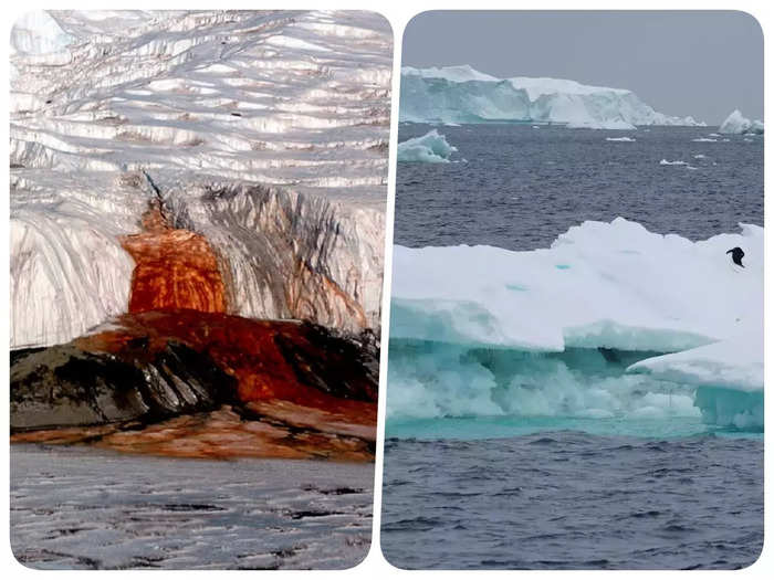 Antarctica Blood Falls Glacier