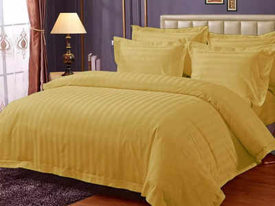 सिंगल से लेकर किंग साइज बेड तक के लिए बेस्ट हैं ये डार्क येलो Bed Sheets, ₹299 से शुरू है कीमत 