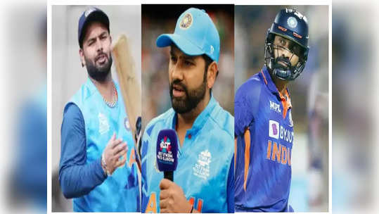 T20 वर्ल्डकपच्या सेमी फायनलमध्ये दिनेश कार्तिक खेळणार की रिषभ पंत? रोहितने स्पष्टच सांगितलं