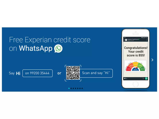 how to to know experian credit scores through whatsapp for free