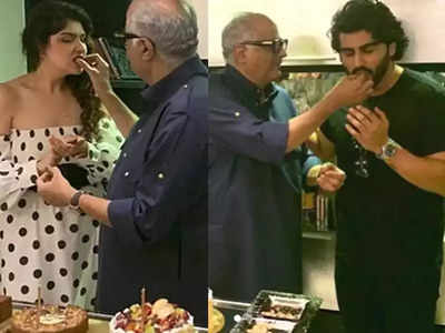 Boney Kapoor: बोनी कपूर के बर्थडे पार्टी में छाए रहे अर्जुन और बेटी अंशुला, जान्हवी-खुशी सेलिब्रेशन रहीं गायब 