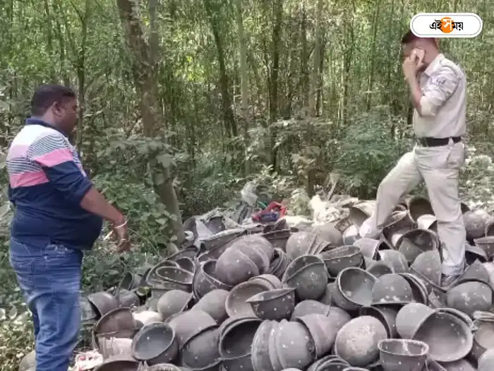mystery of abandoned helmet