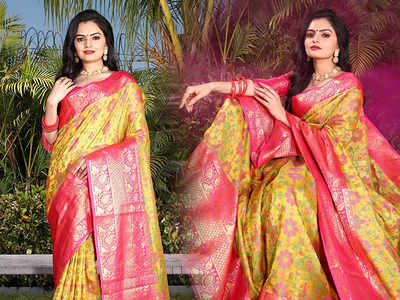 Saree For Women : आकर्षक कलर में मिल रही हैं ये शानदार प्रिंटेड Silk Saree, हर ऑकेजन में दिखेंगी ज्यादा खास 