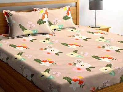 किंग साइज वाले डबल बेड पर बिछाएं ये Cotton Bedsheet, बढ़ेगी बेडरूम की खूबसूरती 