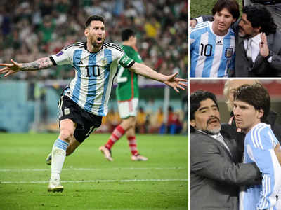 FIFA World Cup: आखिर चल ही गया मेसी का जादू, माराडोना का रिकॉर्ड बराबर, अर्जेंटीना के तूफान में मेक्सिको हुई हवा 