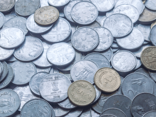 Re 1- 50 Paisa Coins