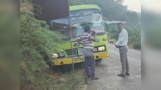 School bus Break Fail : शाळेच्या बसचा घाटात ब्रेक फेल; सहलीला जाताना घडली घटना