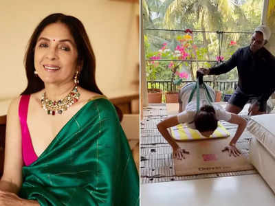 Neena Gupta Workout: नीना गुप्ता ने 63 साल की उम्र में लगाए पुश-अप्स, वर्कआउट वीडियो देख फैंस के उड़े होश 
