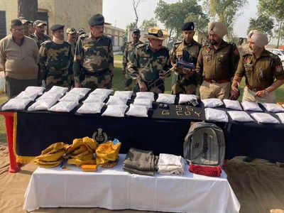 अब फाजिल्का में मिले 25 किलो हेरोइन के 9 पैकेट, पंजाब में लगातार ड्रग्स और हथियार भेज रहा पाकिस्तान