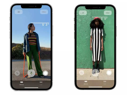 How to measure height on iPhone