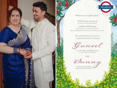 गुनीत मोंगा की शादी के कार्ड पर DDLJ वाली ट्रेन भी! शाहरुख की दीवानी अपने राज से रचा रही ब्याह 
