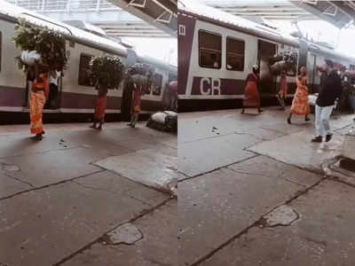 Viral Video : ಮೂಟೆಗಳನ್ನು ಕ್ಷಣಾರ್ಧದಲ್ಲಿ ರೈಲಿಗೆ ತುಂಬುವ ಮಹಿಳೆಯರು : ಕೌಶಲ್ಯಕ್ಕೆ ಎಲ್ಲರ ಮೆಚ್ಚುಗೆ