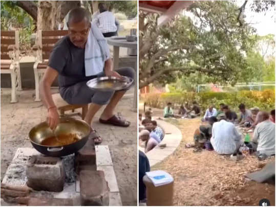 Nana Patekar Video: नाना पाटेकर ने चूल्हे पर पकाया चिकन, खुद परोसकर टीम को खिलाया, फैंस को भा गई सादगी 