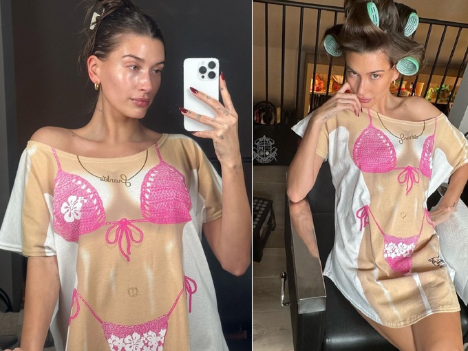 justin bieber wife hailey bieber t-shirt, करोड़ों रुपए कमाने वाले इस शख्स की पत्नी ने बंद कमरे में पहन डाले ऐसे कपड़े, जो घुमा गए लोगों का दिमाग - justin bieber wife hailey bieber wore a dramatic t-shirt and shorts in her latest photos justin bieber wife hailey bieber t-shirt, करोड़ों रुपए कमाने वाले इस शख्स की पत्नी ने बंद कमरे में पहन डाले ऐसे कपड़े, जो घुमा गए लोगों का दिमाग - justin bieber wife hailey bieber wore a dramatic t-shirt and shorts in her latest photos