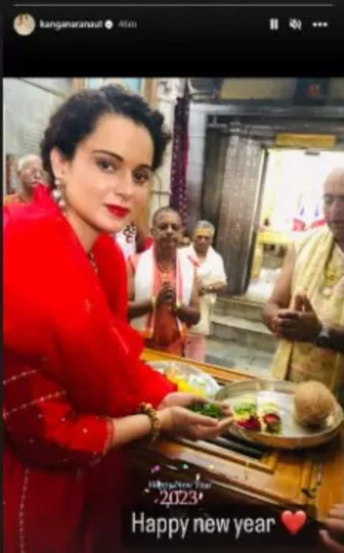 kangana ranuat in new year 2023