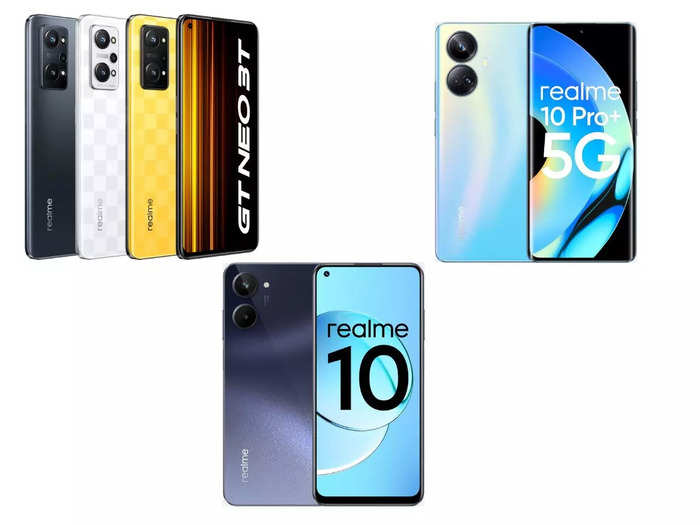 realme phones launched in 2023 including realme 10 realme gt neo 3t check price and specifications