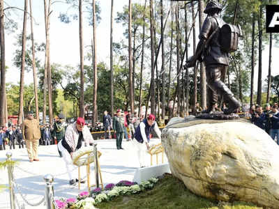 Uttarakhand War Memorial: देहरादून में शौर्य स्थल का उद्घाटन, राजनाथ सिंह ने उत्‍तराखंड के शहीदों को किया याद 