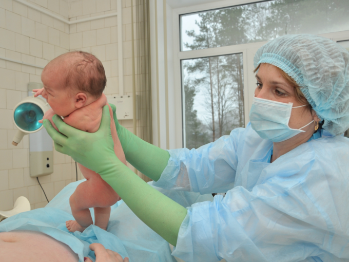 Benefits of cesarean delivery