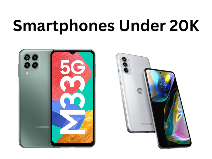 smartphones under 20000 from samsung galaxy m33 5g moto g82 5g redmi note 11 pro plus 5g