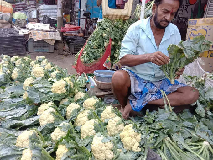 Market price of vegetables