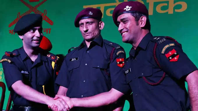 Abhinav Bindra in Indian Army uniform
