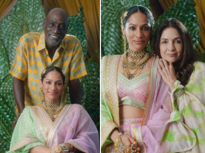बेटी की दूसरी शादी में नीना गुप्ता ने नई समधन को दी कांटे की टक्कर, हल्के रंग की साड़ी में लगीं हद की खूबसूरत