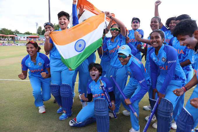 The happiness of Indian players reached the seventh sky