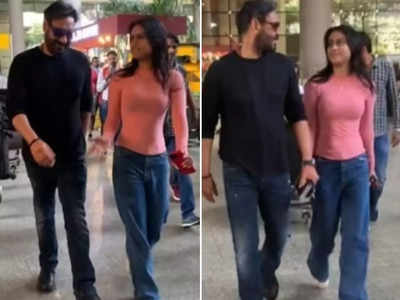 बेटी नीसा के साथ एयरपोर्ट पर ठहाके लगाते दिखे अजय देवगन, लोग बोले- एक ही फ्रेम में दो-दो अजय