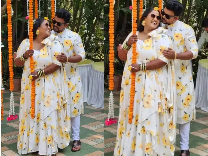 वनिता खरातचा हळद स्पेशल लूक