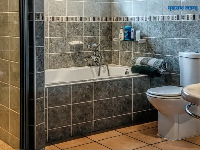 अटॅच बाथरूमचा रंग