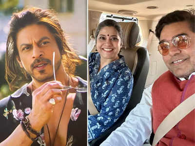 Shah Rukh-Renuka: पठान के कर्नल लूथरा संग फिल्म देखने पहुंची रेणुका शहाणे, शाहरुख खान का आया मजेदार रिएक्शन 