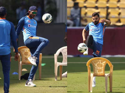 टीम इंडिया की प्रैक्टिस देख ऑस्ट्रेलिया के उड़े होंगे होश, कोहली ने अपनाया धोनी वाला मंत्र!