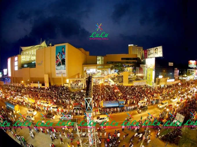 The biggest mall was built in Kochi