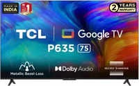 टीसीएल 75P635 75 Inch LED 4K, 3840 x 2160 Pixels TV