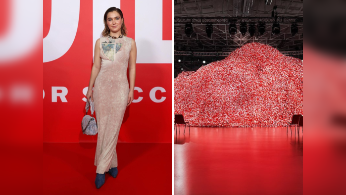 Milan Fashion Week 2023मध्ये 2 लाख  कंडोम बॉक्सचा डोंगर, डेनिम घातलेल्या मॉडेल्सवरून नजरच हटेल तर शप्पथ!