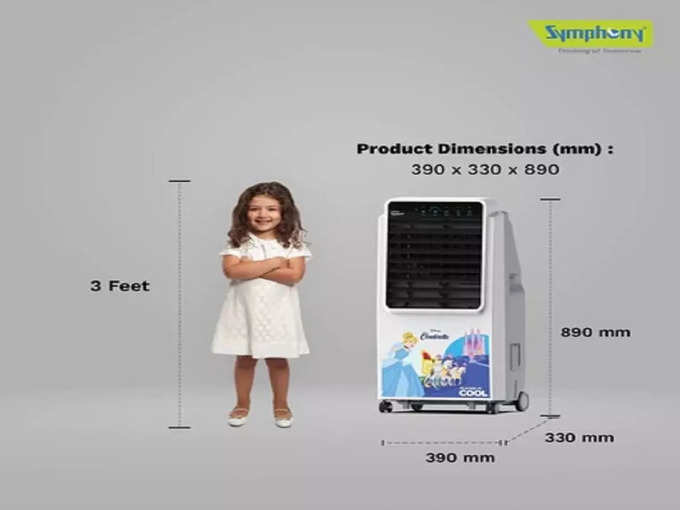 Symphoney Disney Air Cooler के स्पेसिफिकेशन