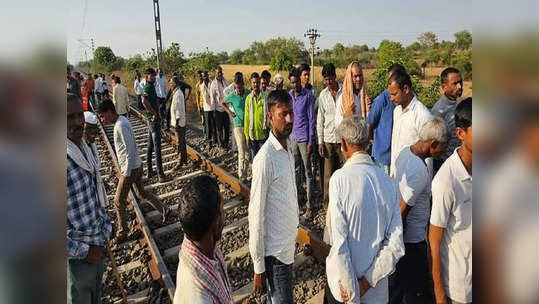 रुळ ओलांडताना अचानक रेल्वे गाडी आली; ८ जनावरांसह त्यांना सांभाळणारा गुराखीही जागीच ठार