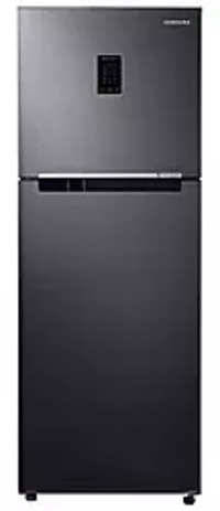 samsung double door 301 litres 2 star refrigerator rt34c4522bxhl